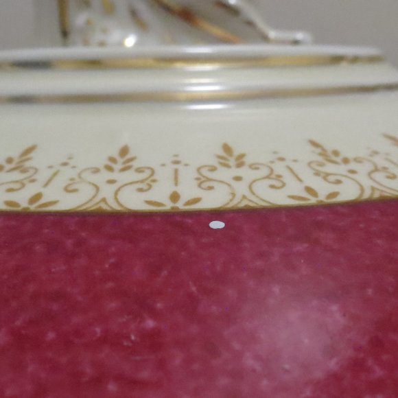 Serving Bowl Tureen with Lid Burgess & Leigh Burleigh Ware 9" 5594H Earthenware - Picture 5 of 15